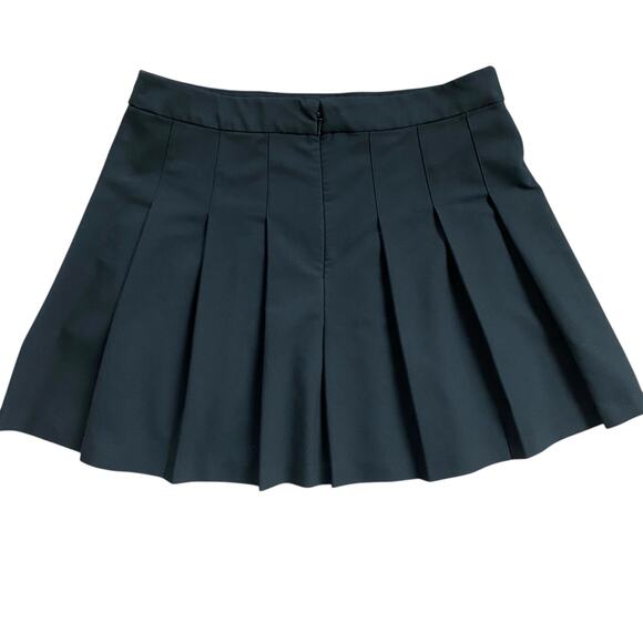 Sunday Best  Black Pleated Mini Skirt Sz 12 Preppy Grunge Aritzia - Picture 3 of 7
